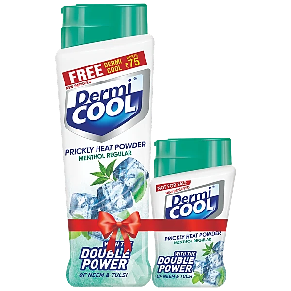 DERMI COOL DOUBLE POWDER OFFER PACK 150G