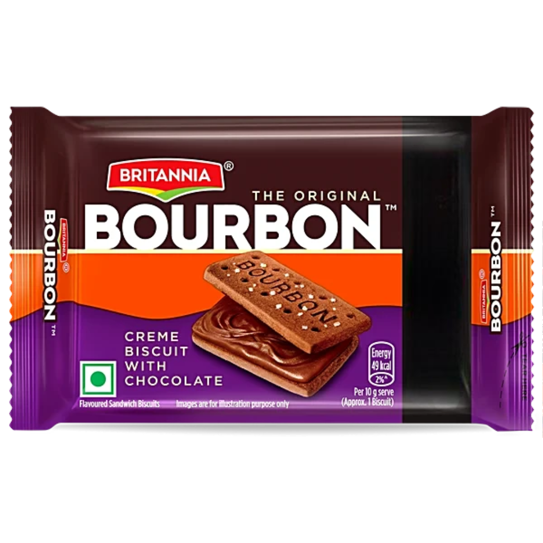 BRITANNIA BOURBON 50GMS 10Rs