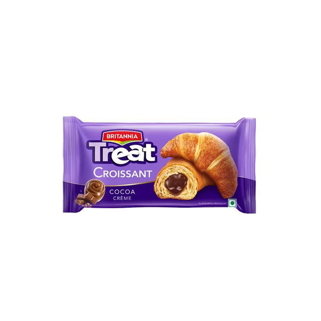 BRITANNIA TREAT CROISSANT COCOA CAKE 20Rs