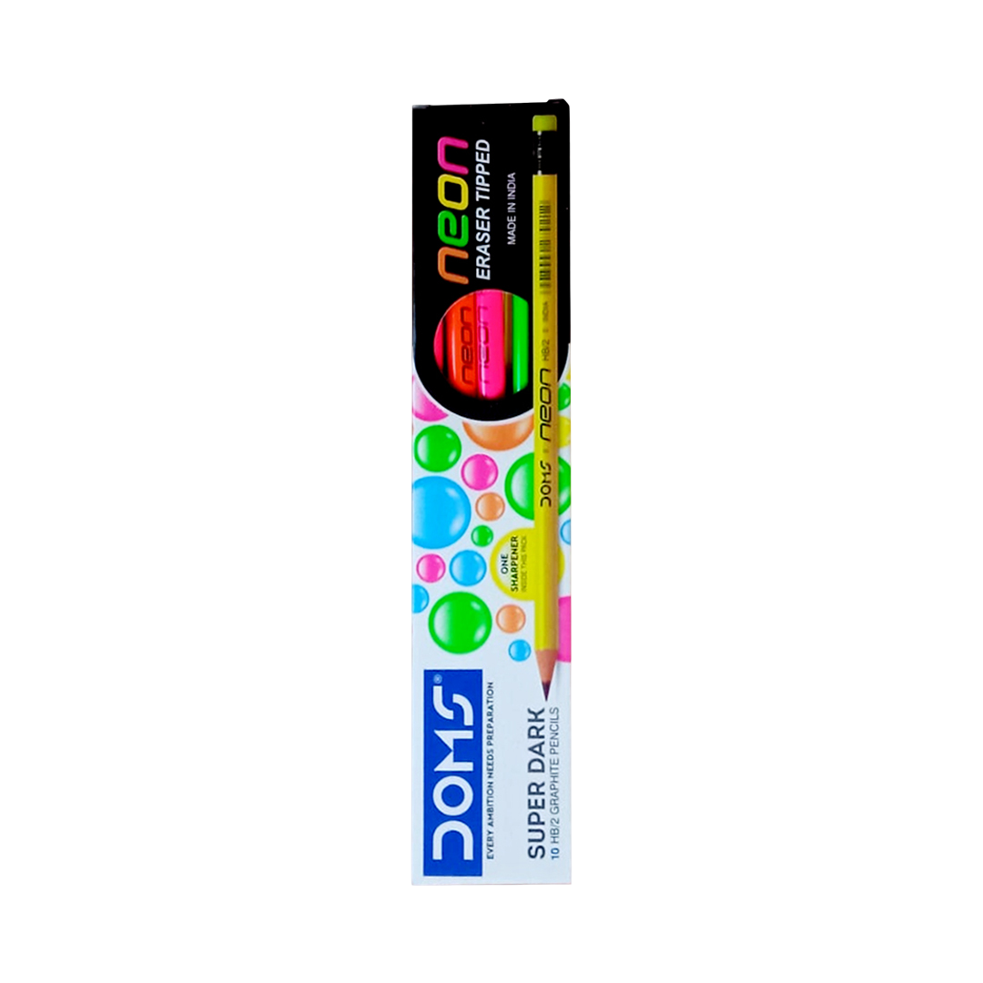 DOMS NEON PENCIL BOX