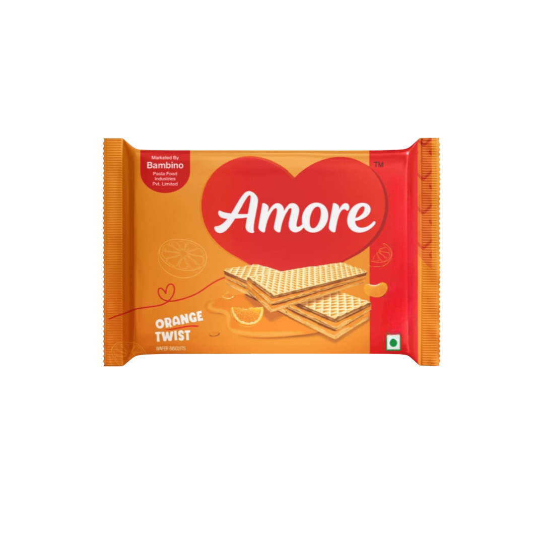 AMORE WAFER ORANGE TWIST 10RS