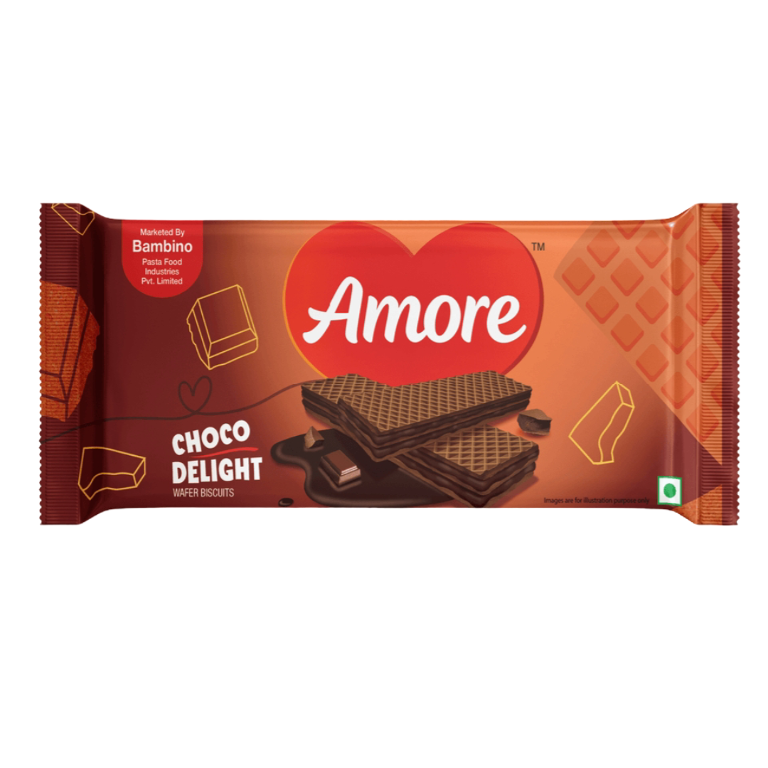 BAMBINO AMORE CHOCO DELIGHT  WAFER 40Rs