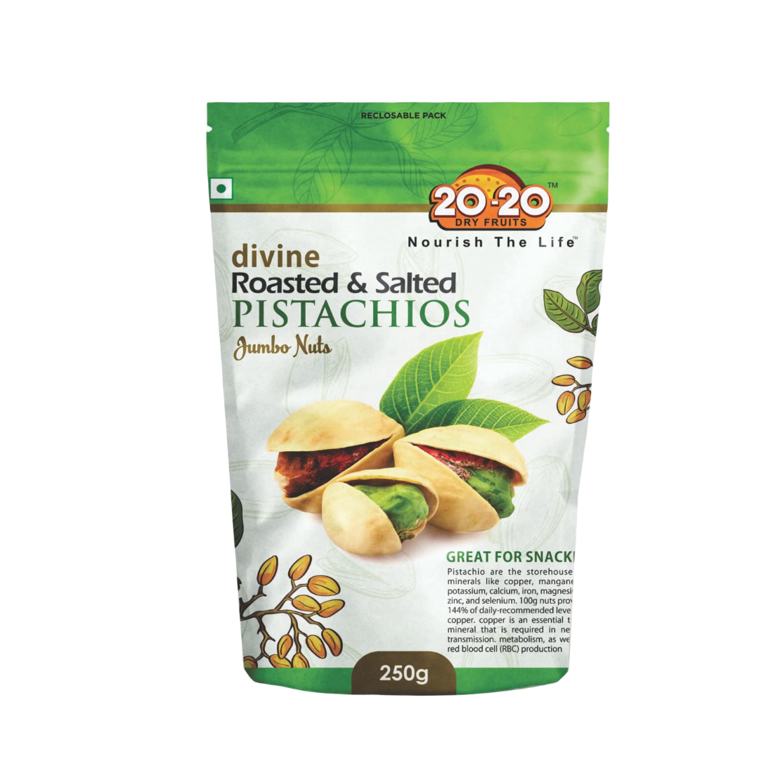 PISTACHIOS ROASTED 250G