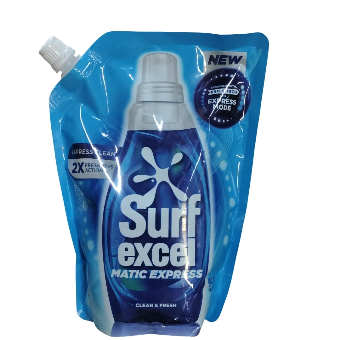 SURF EXCEL MATIC BLUE 900ML POUCH